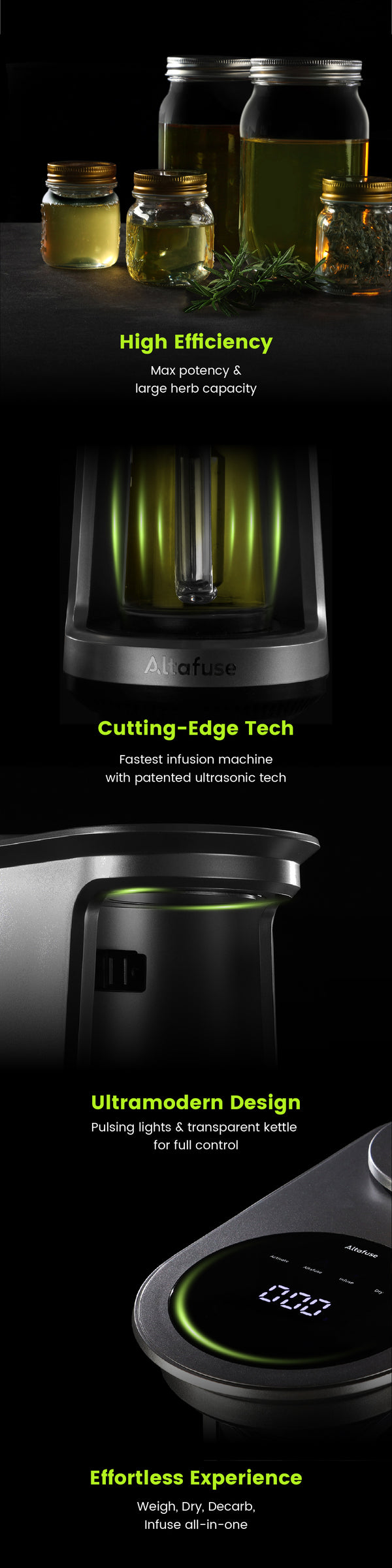 ALTA1 - World’s 1st Ultrasonic Decarboxylator & Infuser Machine for ...